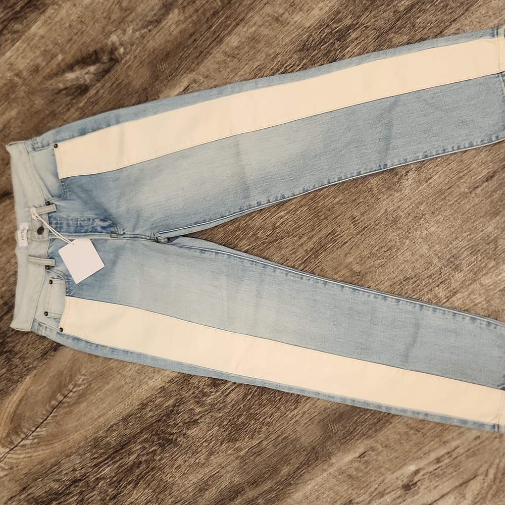 NWT Pistola Charlie Colorblock High Rise Jeans - Picture 4 of 7